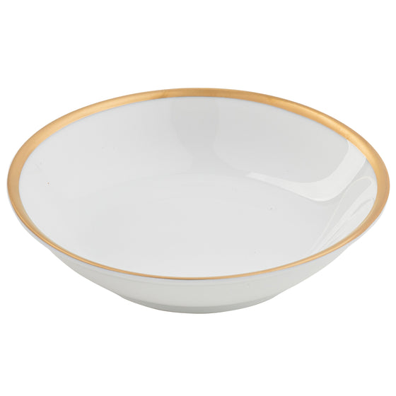 Shell Gold Banded  Soup Bowl