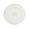 Signature Monogram Charger - Gold