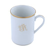 Ultra-White Signature Gold With Monogram Can Mug