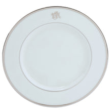  Ultra-White Signature Platinum With Monogram Dinner Plate