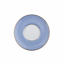  White ColorSheen Light Blue Gold Tea Saucer