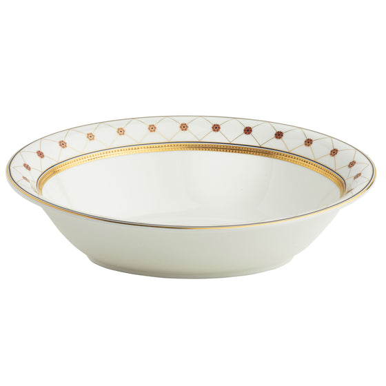 White Katarina Oval Vegetable Bowl