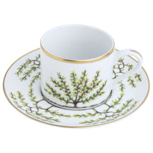  Ultra-White Charlotte Moss Espalier Gold - Teacup Saucer