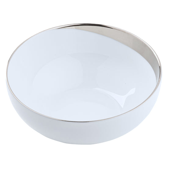 Ultra-White Crescent Rice Bowl / Embassy Bowl