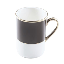  Ultra-White Georgian ColorSheen Chocolate - Platinum Banding - Can Mug