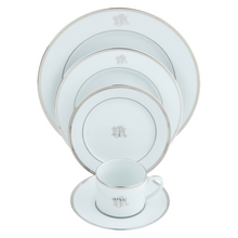  Signature Platinum With Monogram Ultra-White 5 Piece Place Setting