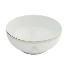  White Signature Platinum With Monogram Rice Bowl - Embassy Bowl