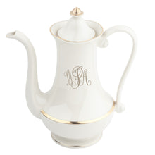  White Signature Platinum With Monogram Barbara Beverage Server & Cover