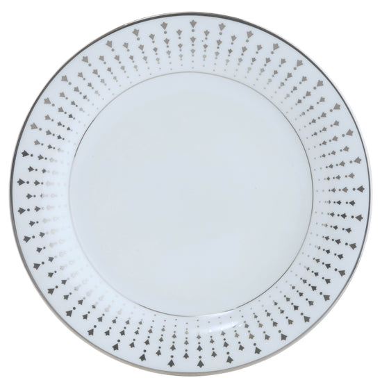 Ultra-White Constellation Platinum Dinner Plate