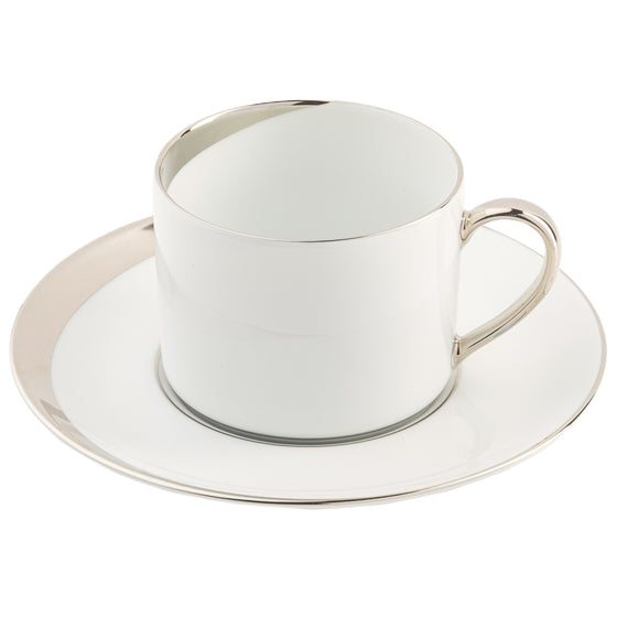 White Crescent Teacup