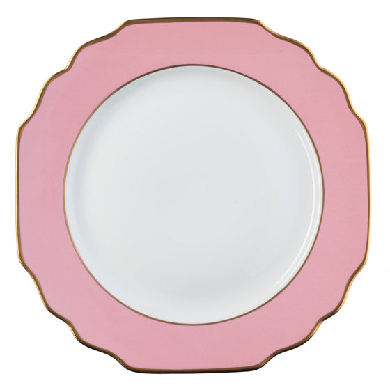 Georgian ColorSheen Pink Charger - Gold - Pickard China - UGCSPIG-059-GA