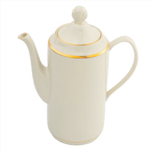  Ivory Signature Gold No Monogram Can Beverage Server & Cover - Pickard China - SIGONM-543-CN