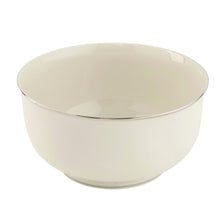  Ivory Signature Platinum Giftware With Monogram - Large Round Bowl - Pickard China - SIPGWM-149-FY