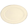 Ivory Signature Platinum With Monogram Oval Platter - Pickard China - SIPLWM-039-DX