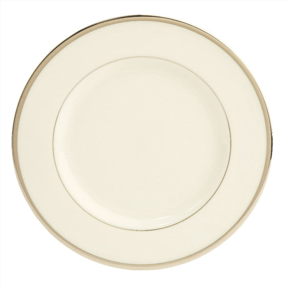 Ivory Signature Platinum With Monogram Salad Plate - Pickard China - SIPLWM-005-DX