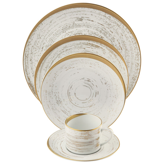 Jubilee Wind White 5 Piece Place Setting - Pickard China - WJULWIN-502-SY