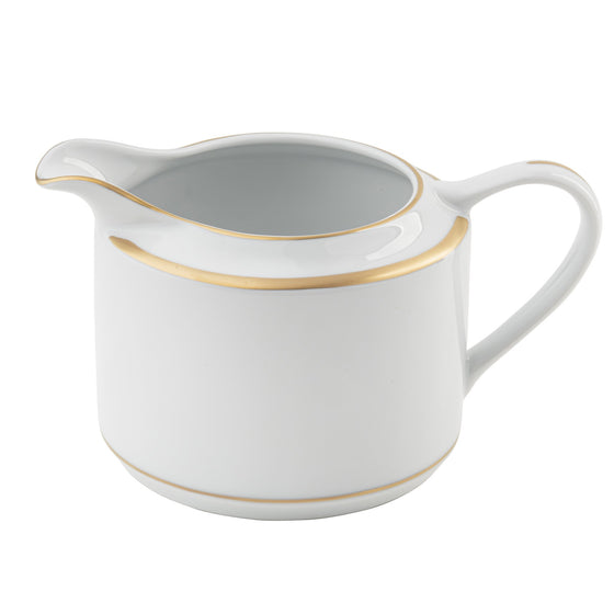 Ultra-White Signature Gold No Monogram Can Creamer - Pickard China - USIGONM-050-CN