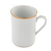 Ultra-White Signature Gold With Monogram Can Mug - Pickard China - USIGOWM-017-CN