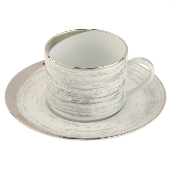 White Crescent Wind Teacup - Pickard China - WCREWIN-009-CN