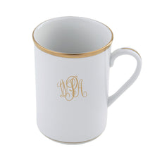  White Signature Gold With Monogram Can Mug