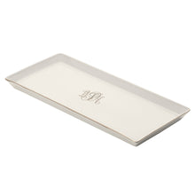  White Signature Platinum With Monogram Large Sushi Tray