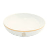 White Signature Gold With Monogram Cereal Bowl