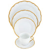 Birmingham Gold Ultra-White 5 Piece Place Setting - Pickard China - UBIRGOL-502-RE