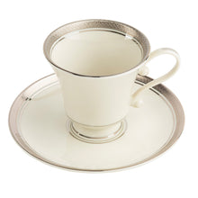  Ivory Geneva Teacup Saucer - Pickard China - GENEVA-019-SY