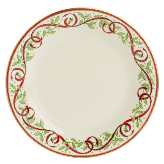 Ivory Winter Festival Salad Plate - Pickard China - WINFEG-005-TR