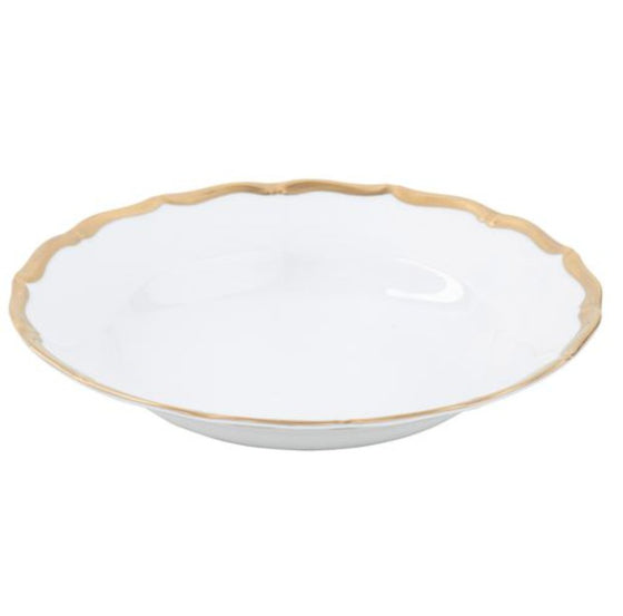 Ultra-White Birmingham Gold - Soup Plate - Pickard China - UBIRGOL-024-RE