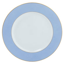  Ultra-White ColorSheen Light Blue Gold Dinner Plate - Pickard China - UCSHLBG-001-TR