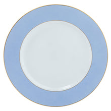  Ultra-White ColorSheen Light Blue Gold Salad Plate - Pickard China - UCSHLBG-005-TR