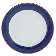  Ultra-White ColorSheen Navy-Blue Platinum Salad Plate - Pickard China - UCSHNBP-005-TR