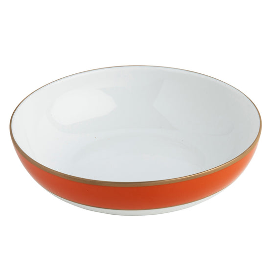 Ultra-White ColorSheen Orange Gold Cereal Bowl - Pickard China - UCSHORG-024-SY