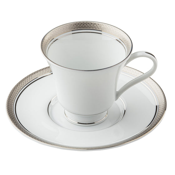 Ultra-White Geneva Teacup Saucer - Pickard China - UGENEVA-019-SY