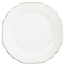  Ultra-White Georgian Platinum Dinner Plate - Pickard China - UGEOPAL-001-GA