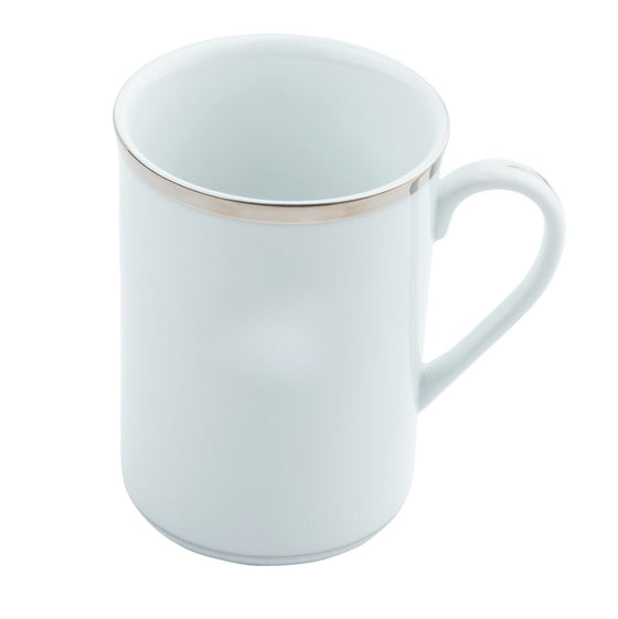 Ultra-White Signature Platinum No Monogram Can Mug - Pickard China - USIPLNM-017-CN