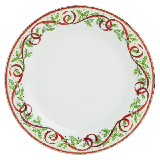 Ultra-White Winter Festival Salad Plate - Pickard China - UWINFEG-005-TR