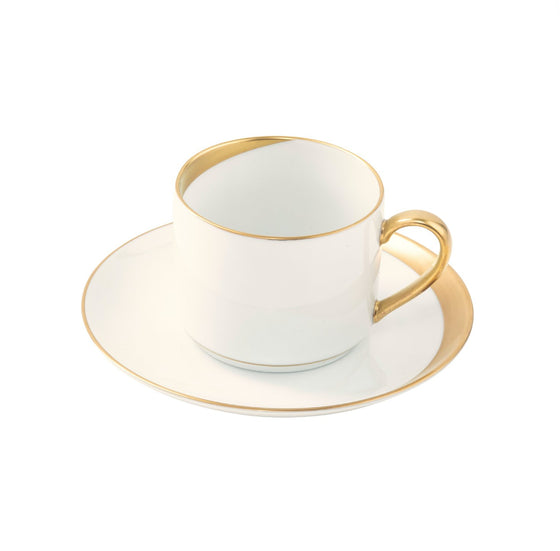 White Jubilee Teacup - Pickard China - WJUBILE-012-SY